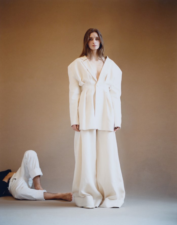 David Luraschi Flashes Rose Van Bosstraeten & Jacquemus For
